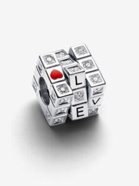 Moveable Toy Cube Pandora Charm